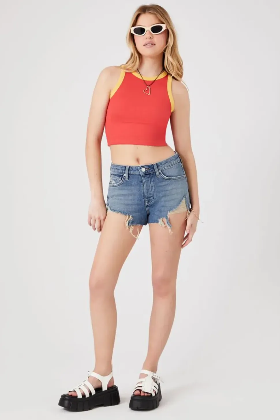 Recycled Cotton Denim Shorts