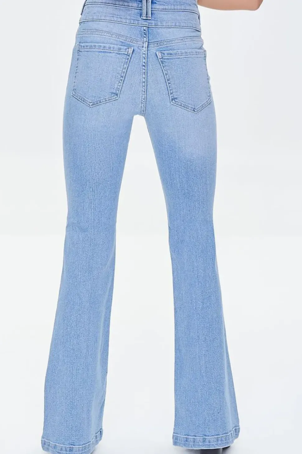Recycled Cotton High-Rise Flare Jeans