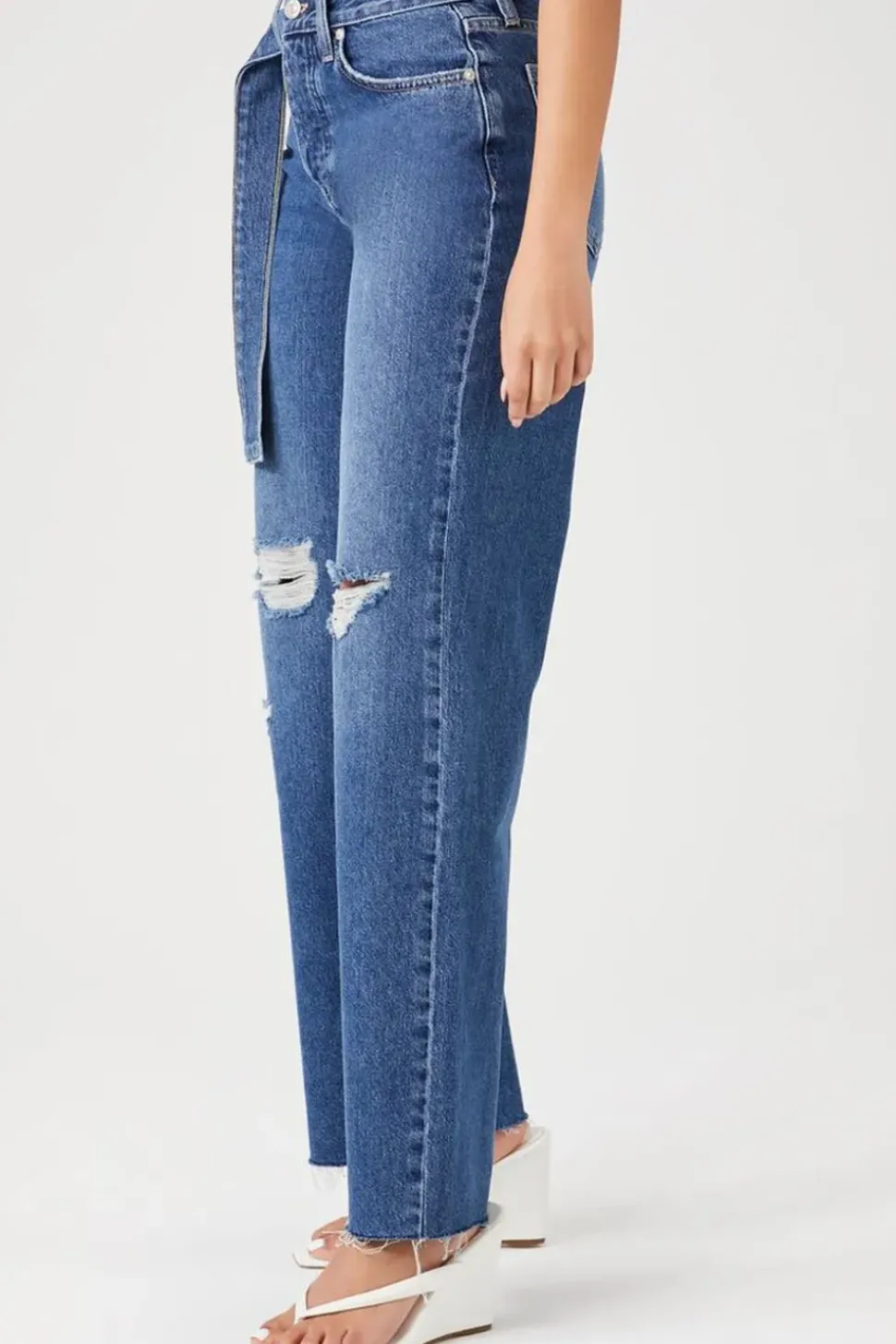 Recycled Cotton High-Rise Jeans
