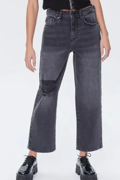 Recycled Cotton High-Rise Straight Jeans