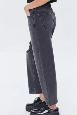 Recycled Cotton High-Rise Straight Jeans