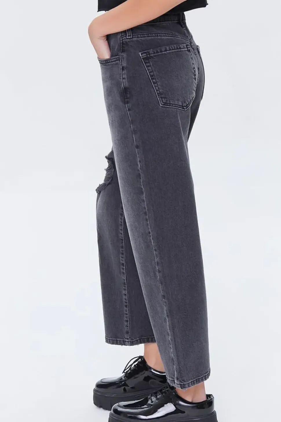 Recycled Cotton High-Rise Straight Jeans