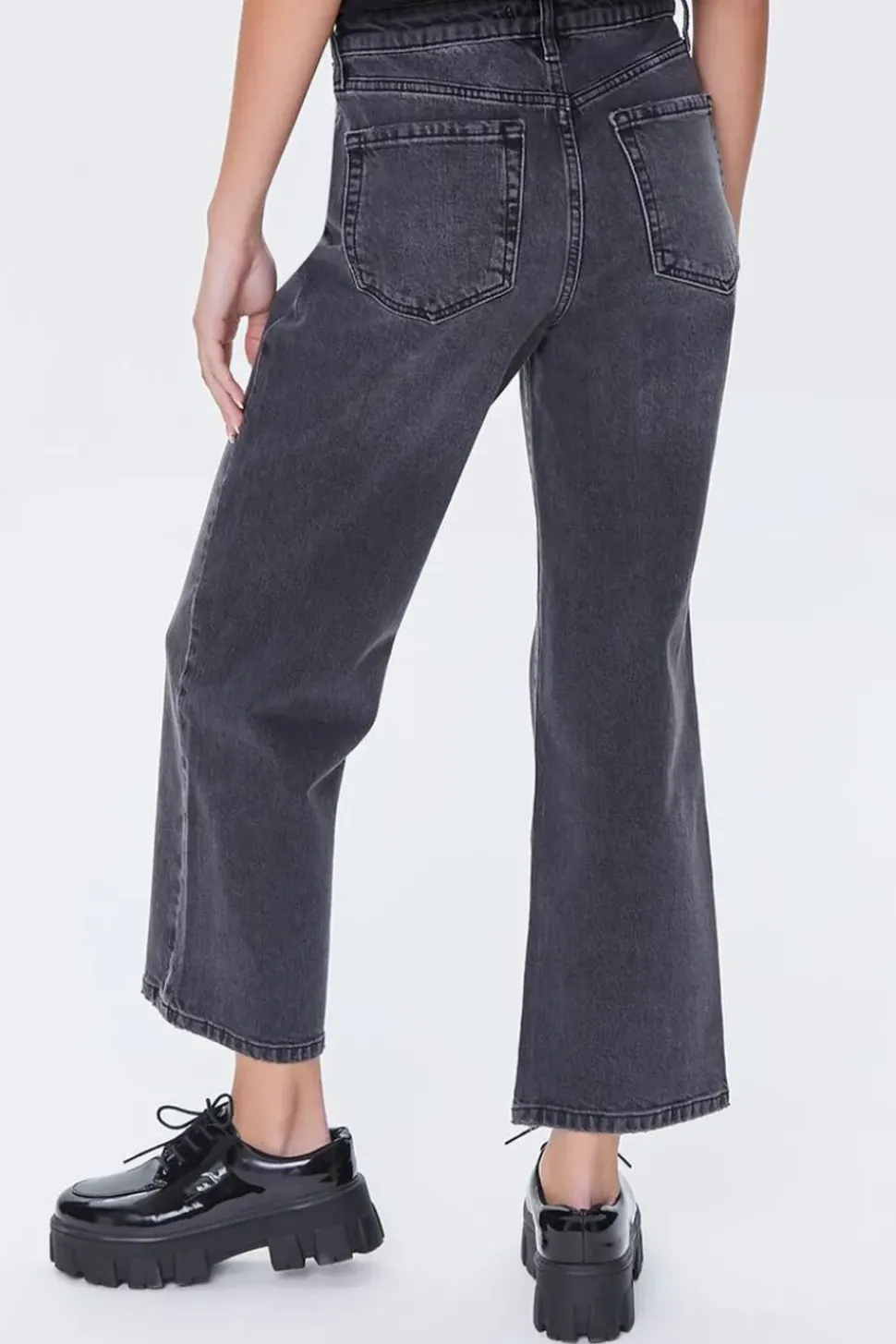 Recycled Cotton High-Rise Straight Jeans