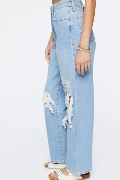 Recycled Cotton High-Rise Straight Jeans