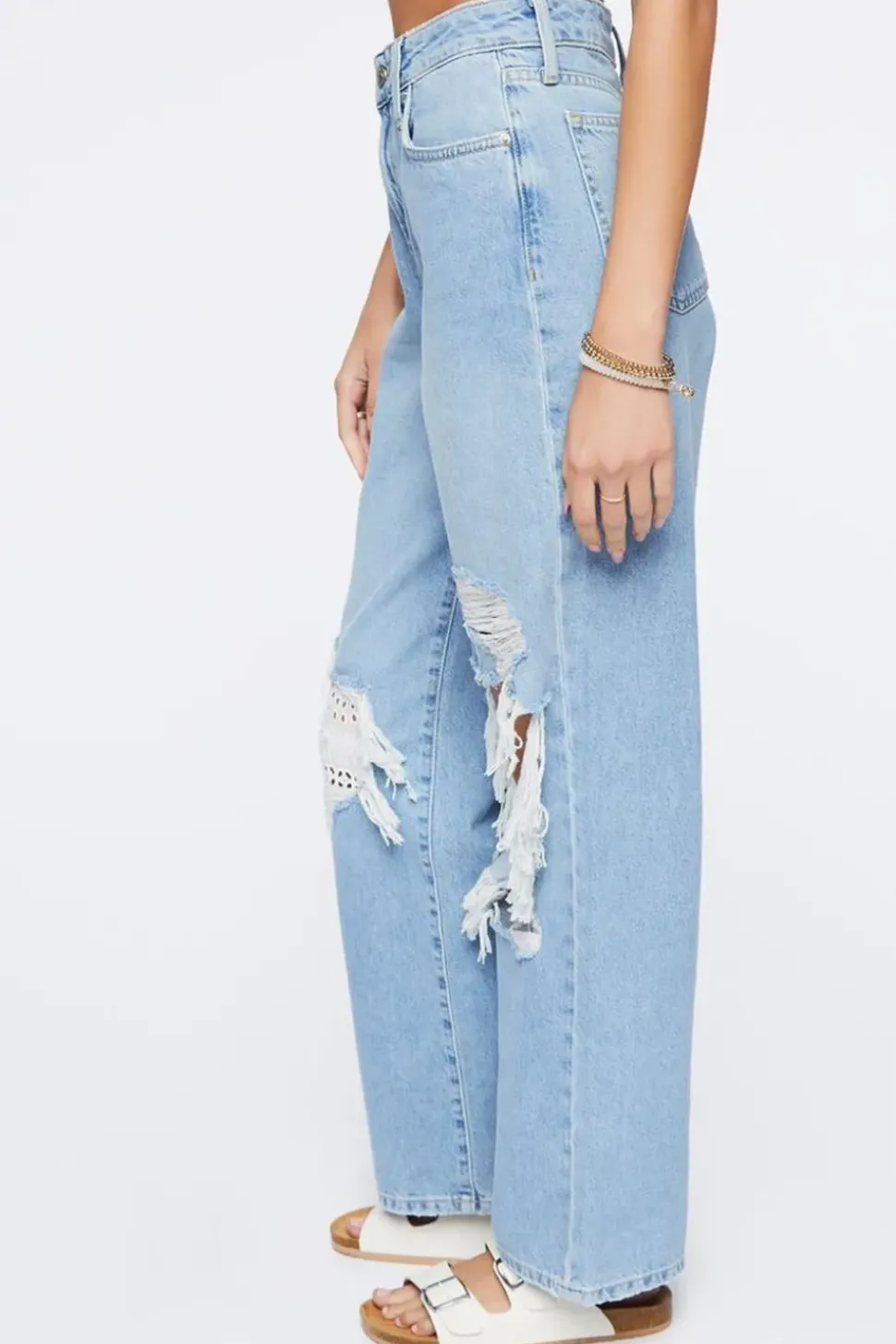 Recycled Cotton High-Rise Straight Jeans