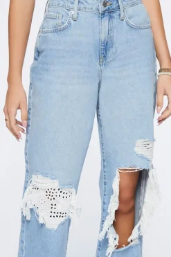 Recycled Cotton High-Rise Straight Jeans