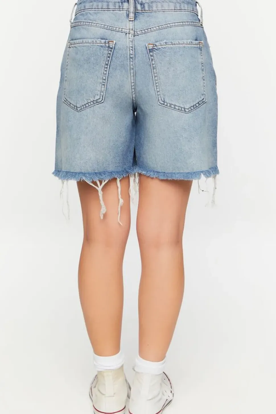 Recycled Cotton 90S-Fit Denim Shorts