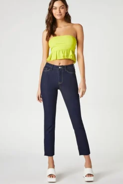 Recycled Cotton Straight Jeans