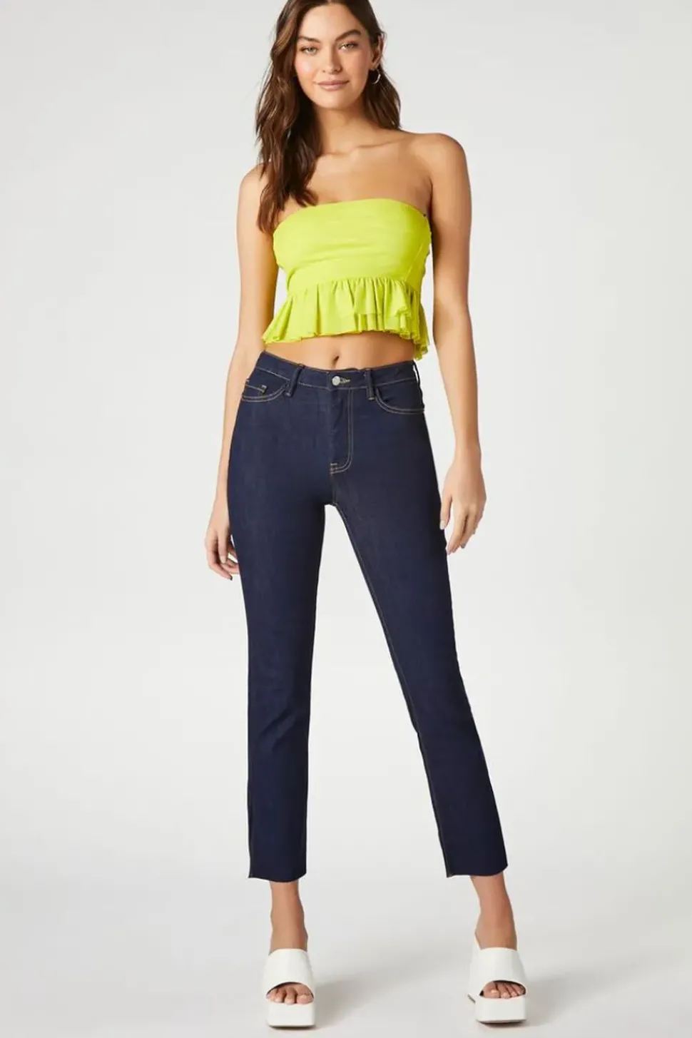 Recycled Cotton Straight Jeans