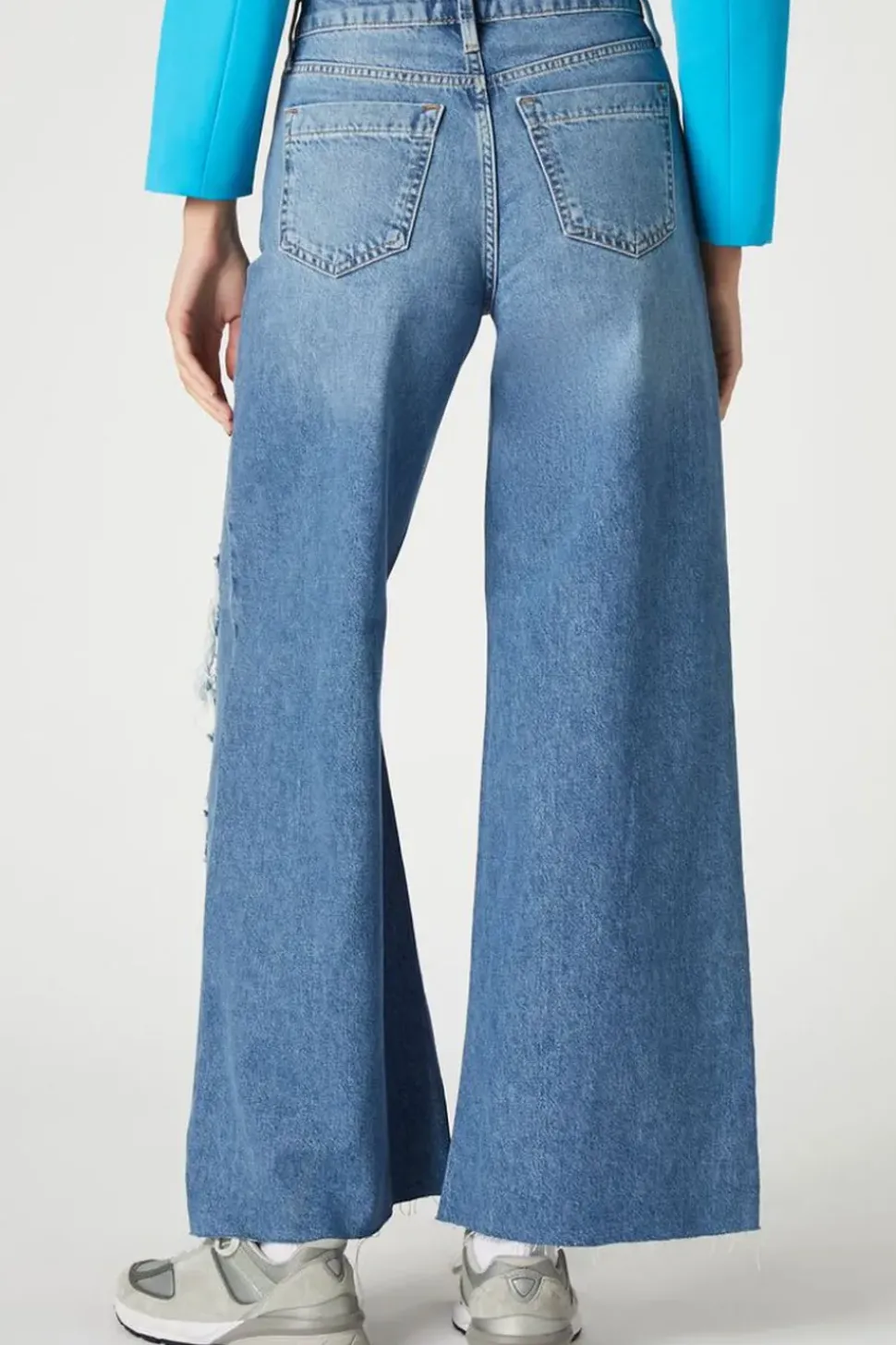 Recycled Cotton Wide-Leg Jeans