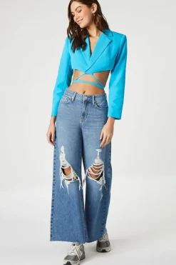 Recycled Cotton Wide-Leg Jeans