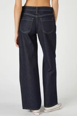 Recycled Cotton Wide-Leg Jeans