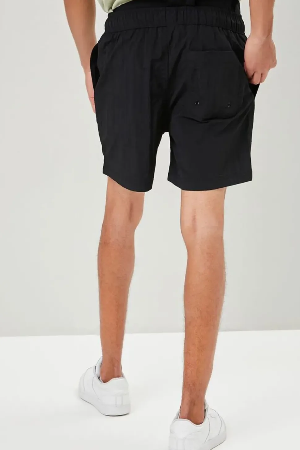 Recycled Nylon Drawstring Swim Trunks