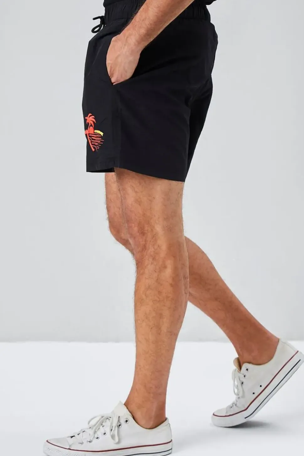 Recycled Nylon Eternal Graphic Swim Trunks