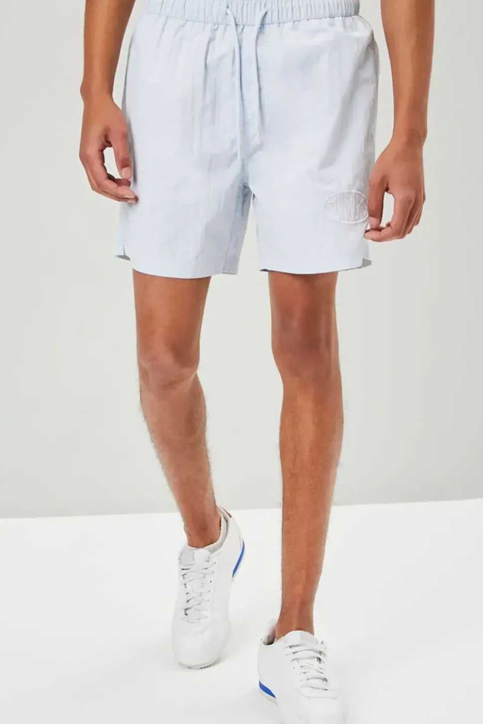 Recycled Nylon Graphic Swim Trunks