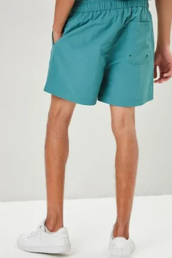 Recycled Nylon Graphic Swim Trunks