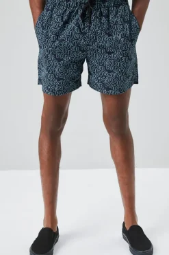 Recycled Nylon Never Ending Party Swim Trunks