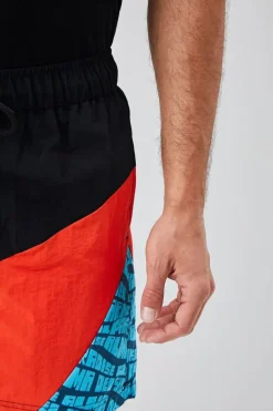 Recycled Nylon Paradise Graphic Swim Trunks