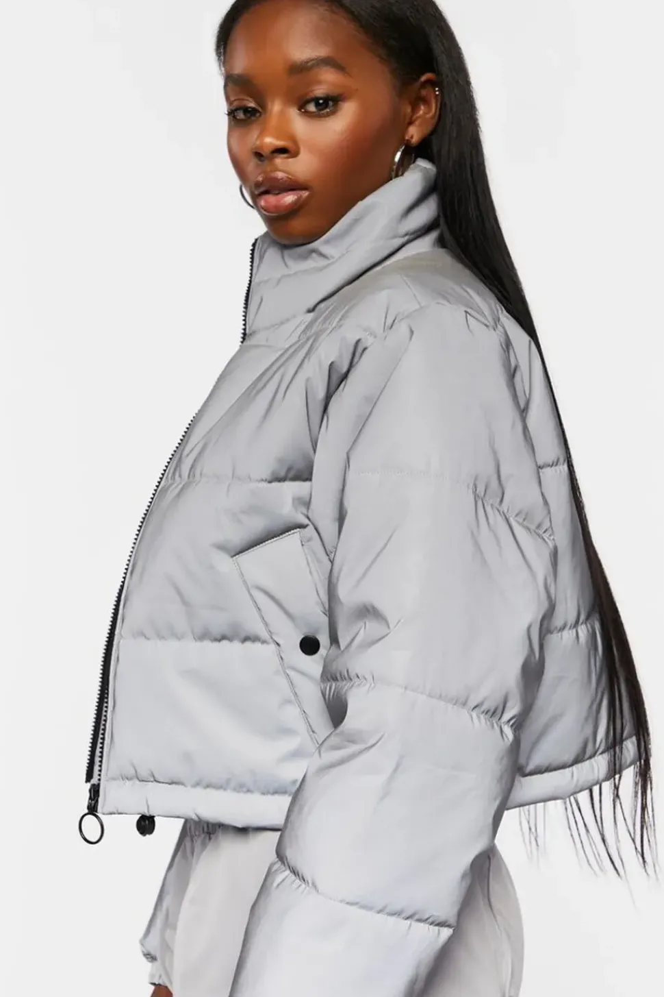Reflective Puffer Jacket