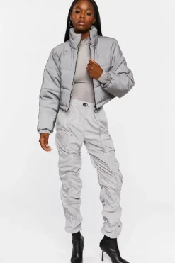 Reflective Puffer Jacket