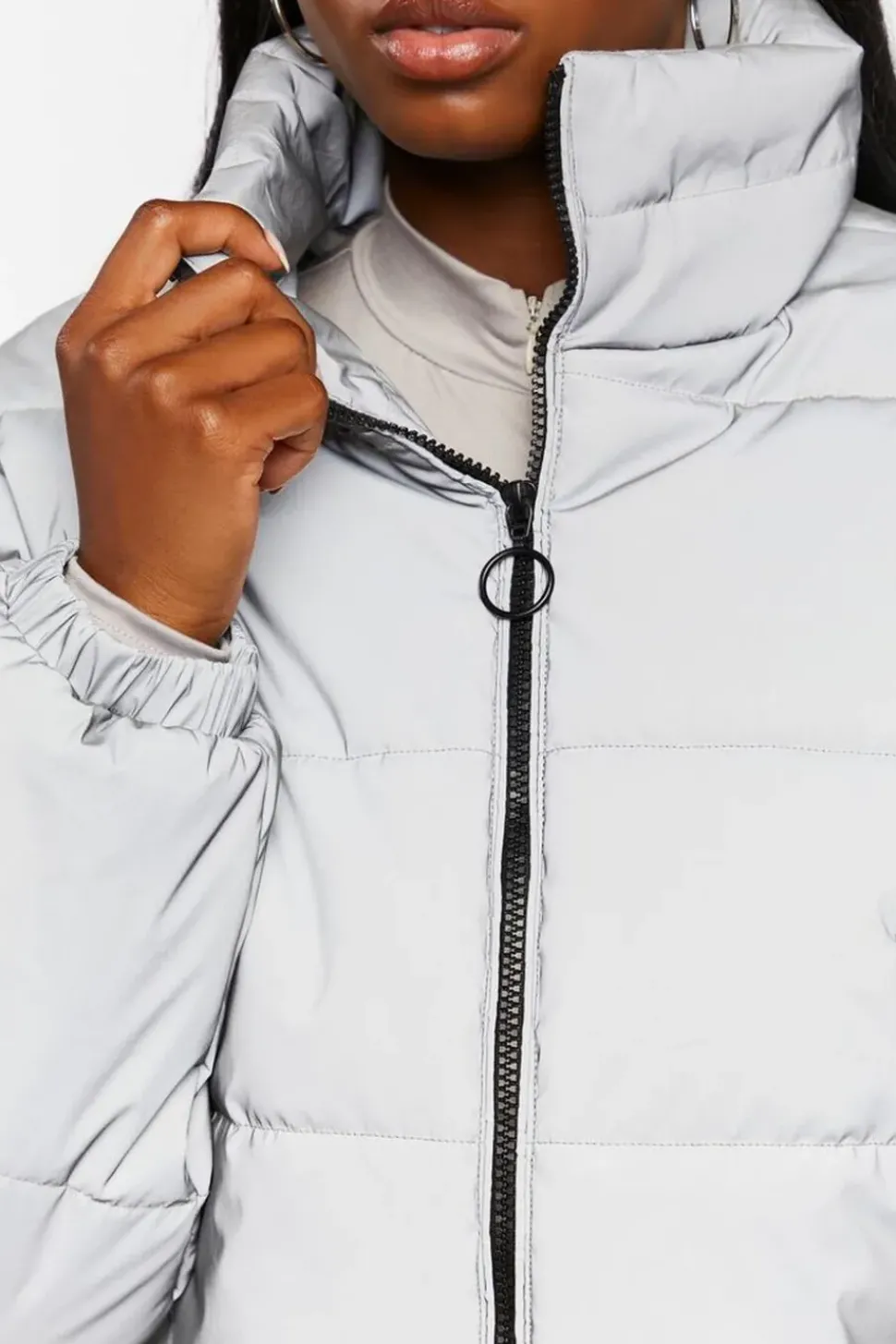 Reflective Puffer Jacket
