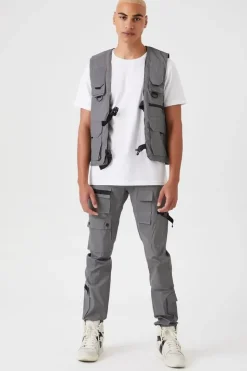 Reflective Utility Cargo Joggers