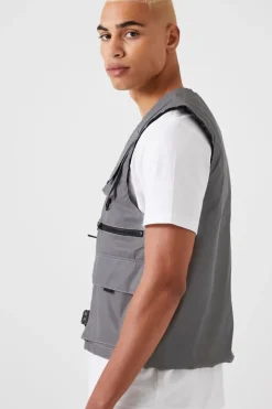 Reflective Utility Cargo Vest
