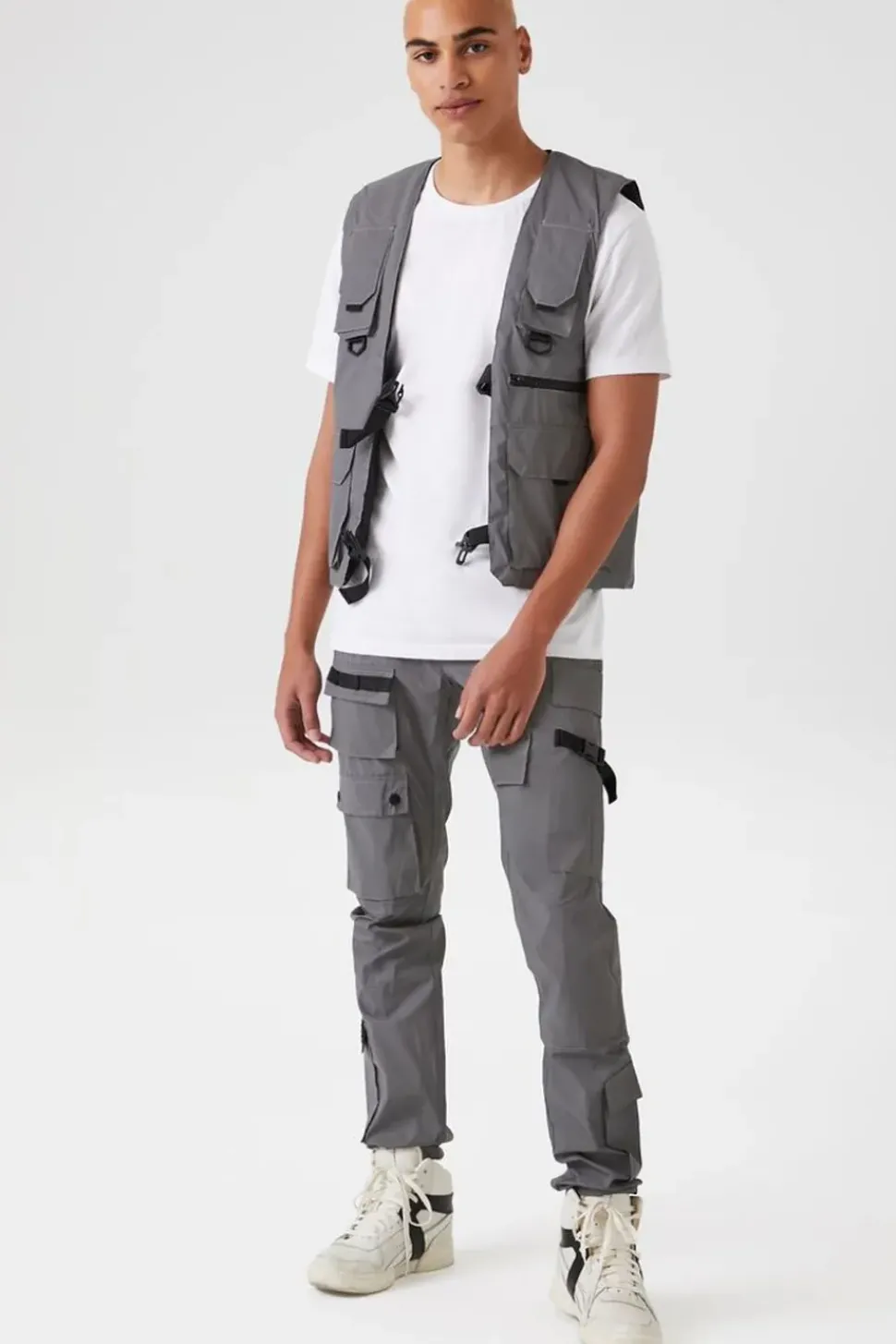 Reflective Utility Cargo Vest