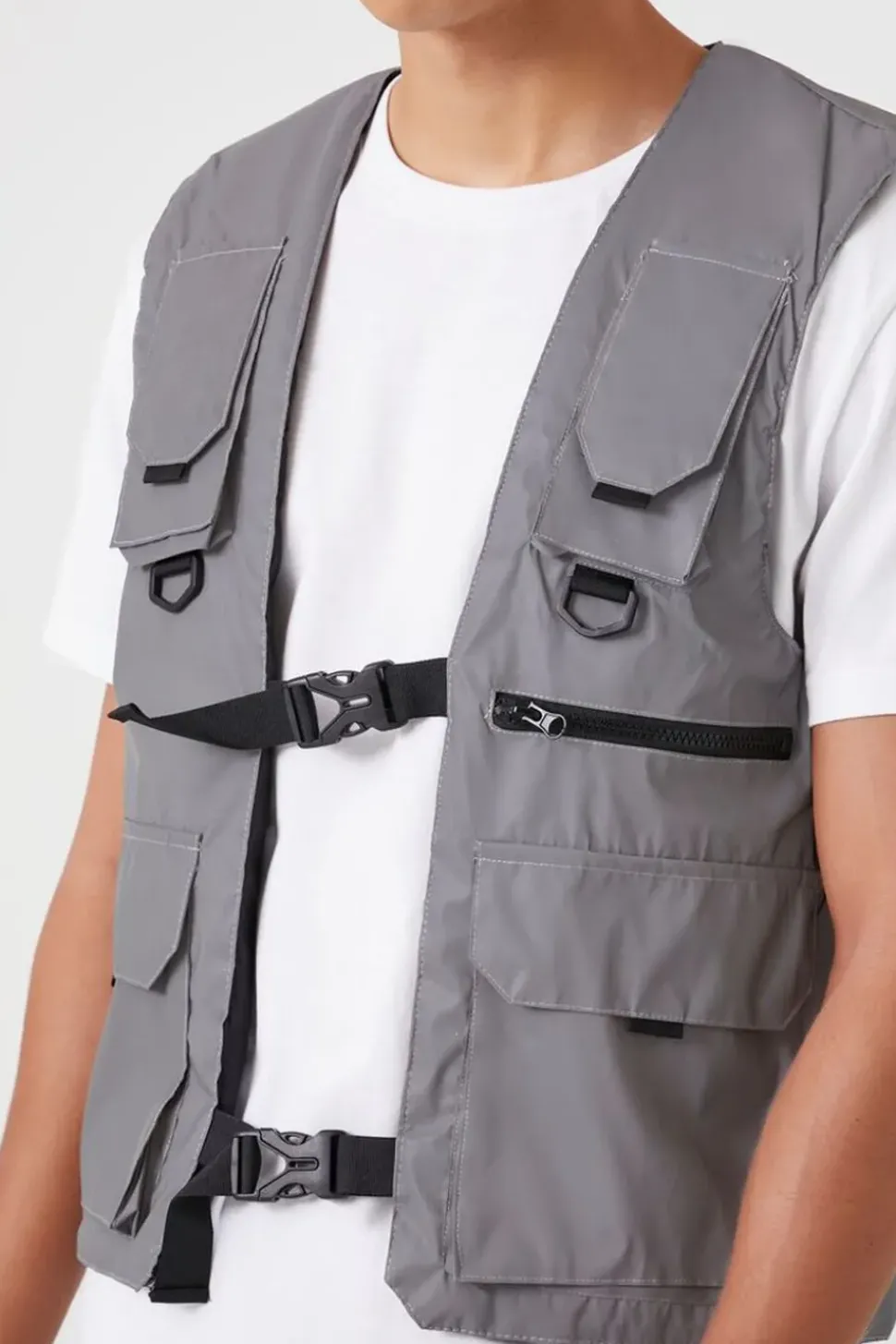 Reflective Utility Cargo Vest