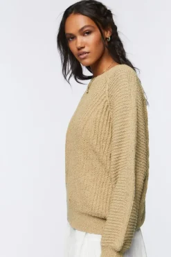 Relaxed-Fit Raglan Sweater