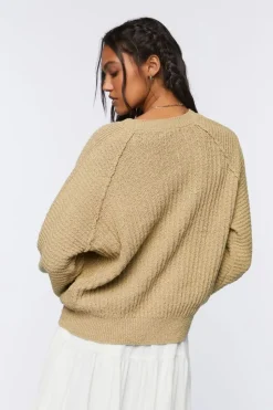 Relaxed-Fit Raglan Sweater