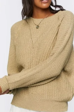 Relaxed-Fit Raglan Sweater