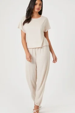 Relaxed-Fit Tee & Joggers Set