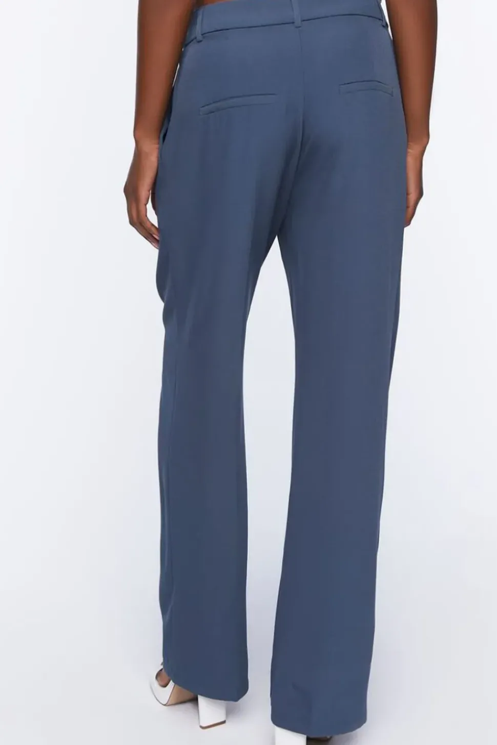 Relaxed High-Rise Crepe Pants