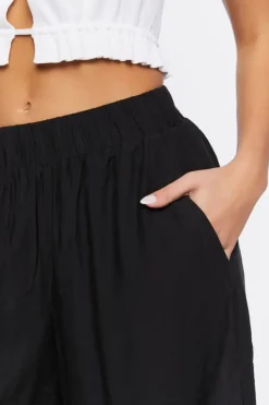 Relaxed Wide-Leg Slit Pants