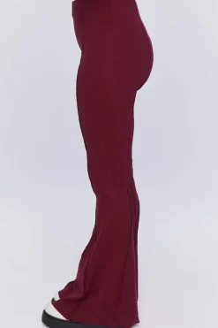 Reverse Seam Flare Pants