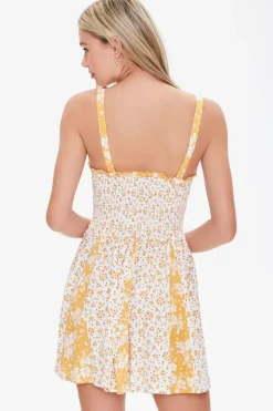 Reworked Floral Mini Dress