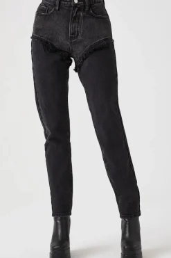 Reworked High-Rise Jeans