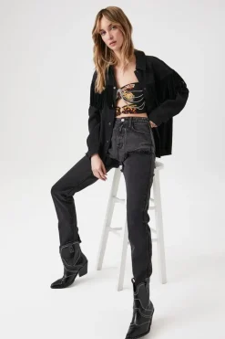 Reworked High-Rise Jeans