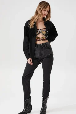 Reworked High-Rise Jeans
