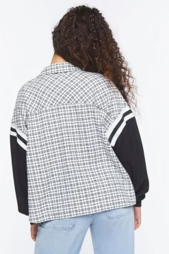 Reworked Plaid Combo Flannel Shirt