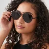 Rhinestone Aviator Sunglasses
