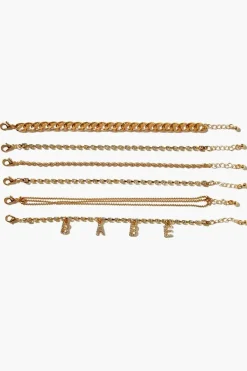 Rhinestone Babe Bracelet Set
