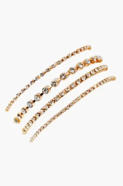 Rhinestone Bracelet Set