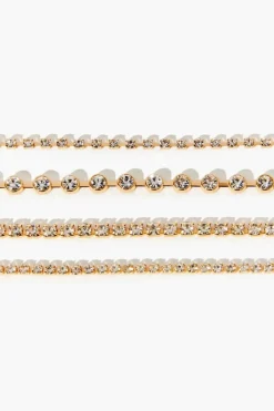 Rhinestone Bracelet Set