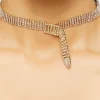 Rhinestone Buckle Choker Necklace