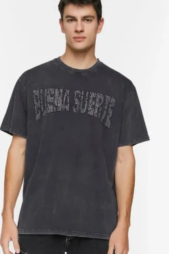 Rhinestone Buena Suerte Graphic Tee