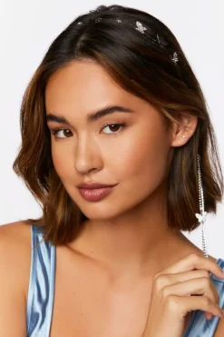 Rhinestone Butterfly Chain Headband
