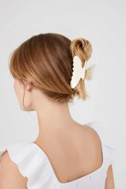 Rhinestone Butterfly Claw Hair Clip