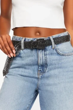 Rhinestone Chainmail Hip Belt